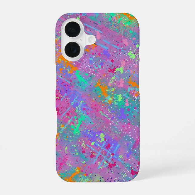 Junk Journal-Liebe iPhone 16 Hülle (Rückseite)