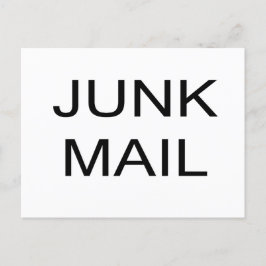 JUNK MAIL Postcard Postkarte