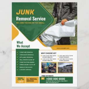 Junk Removal Services-Flyer