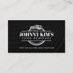 Junk Removal Slogans Business Cards Visitenkarte