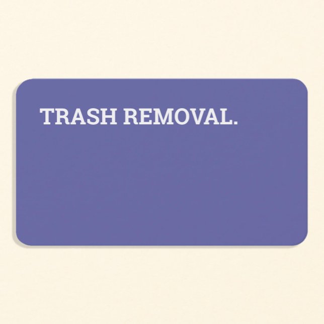 Junk Removal Trash Recycelnd Visitenkarte 2022 (Junk Removal Business Cards)