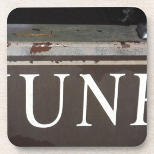 Junk: Vintages Truck-Zeichen Getränkeuntersetzer