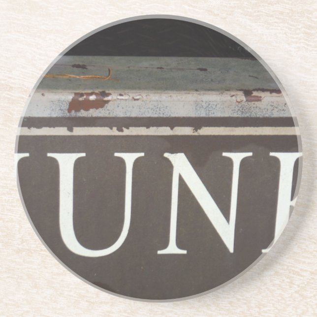 Junk: Vintages Truck-Zeichen Getränkeuntersetzer (Vorne)