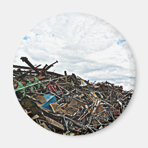 Junk Yard Scrap Metal am Depot Magnet