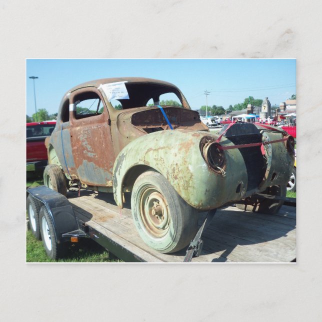 Junked Car, 1 Postkarte (Vorderseite)