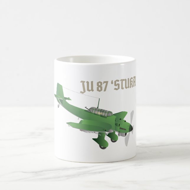 Junkers Ju 87 Stuka Bomber Flugzeug Kaffeetasse (Mittel)