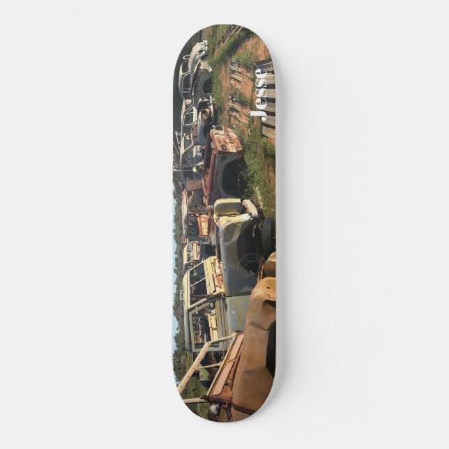 Junkyard Treasures Skateboard (Vorderseite)