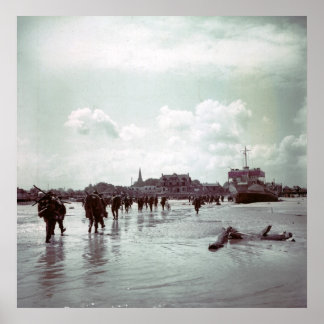 Juno Beach D-Day Frankreich - Weltkrieg II Poster