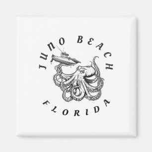 Juno Beach Florida Kraul Octo Salz Wasser Tiefsee  Magnet