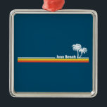 Juno Beach Florida Ornament Aus Metall<br><div class="desc">Juno Beach,  hübsch zwischen Jupiter und West Palm Beach gelegen,  ist eine Zuhause zu unberührter Küste und wird von der Intraküstenwache und dem Atlantik flankiert.</div>