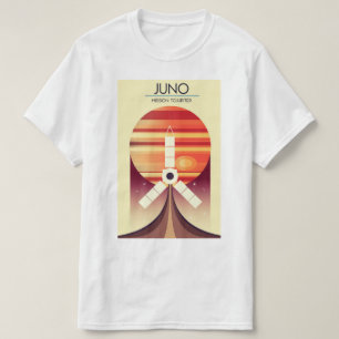 Juno - Mission zum Jupiter Weltraumkunst T-Shirt