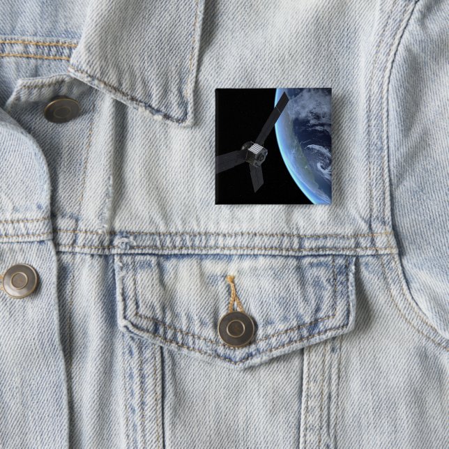 Juno Raumfahrzeug während der Erde Flyby Button (Beispiel)