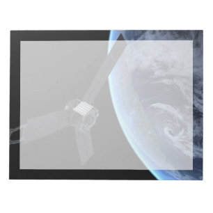 Juno Raumfahrzeug während der Erde Flyby Notizblock