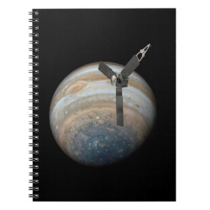 Juno-Raumsonde auf dem Planeten Jupiter Notizblock