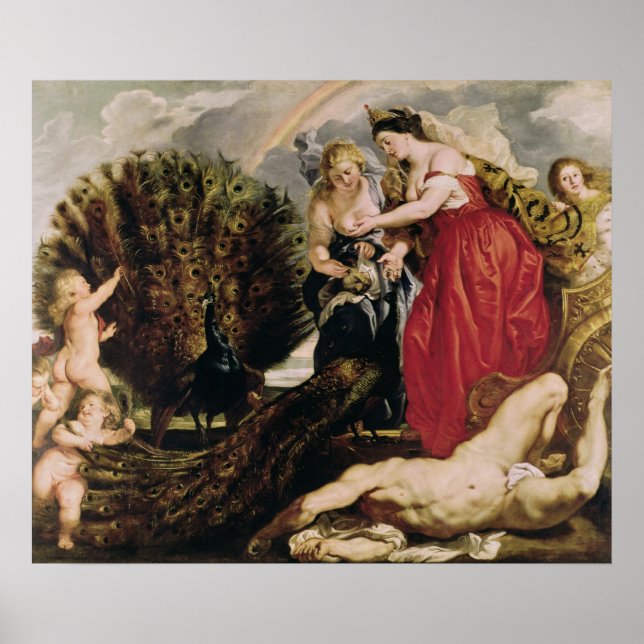 Juno und Argus, 1611 Poster (Vorne)