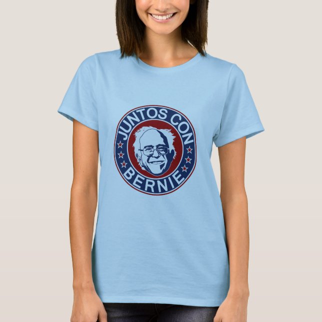 Juntosbetrug Bernie-T - Shirt (hellblau) (Vorderseite)