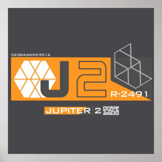 Jupiter 2 Inspiriert durch Verlust im Weltraum Poster