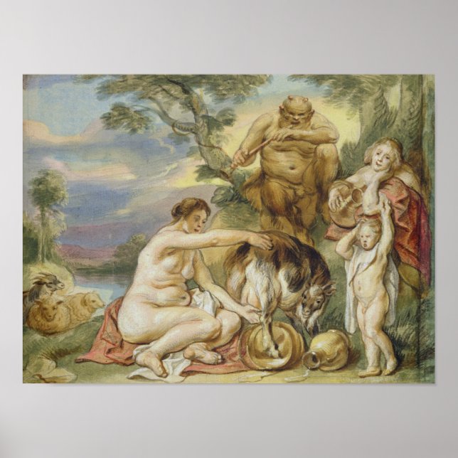 Jupiter als Kind Poster (Vorne)