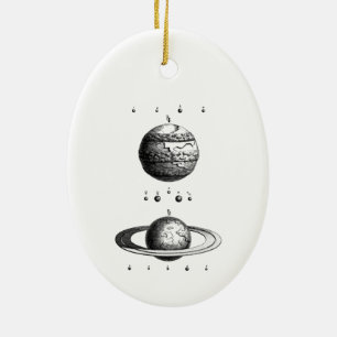 Jupiter And Saturn Planet Ornaments Keramik Ornament