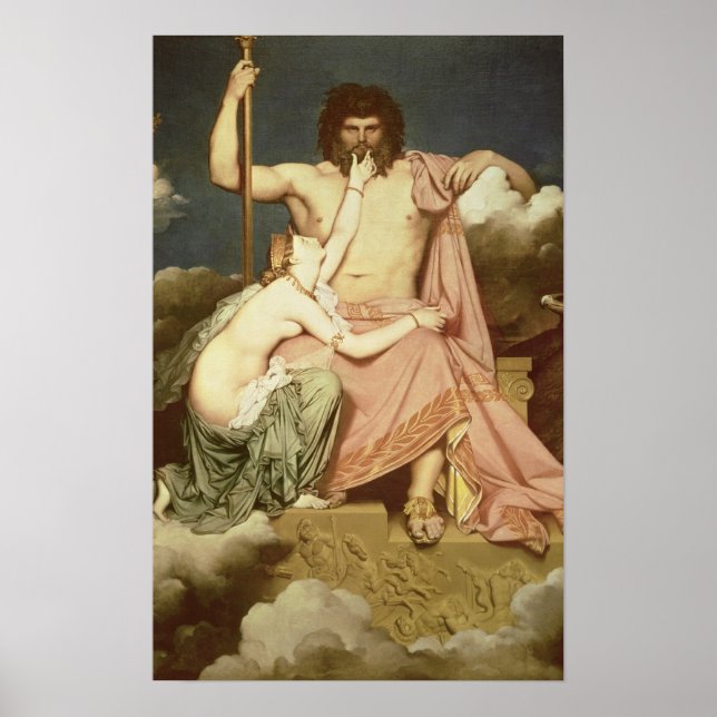 Jupiter and Thetis, 1811 Poster (Vorne)