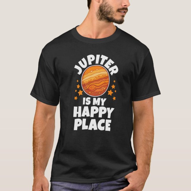 Jupiter Astronauten Astronomen Solar System Space  T-Shirt (Vorderseite)
