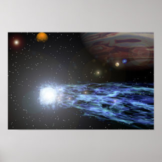 Jupiter-Comet Poster