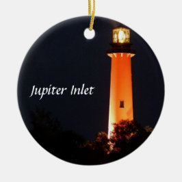 Jupiter-Einlass-Leuchtturm Keramik Ornament