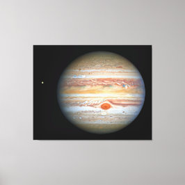 Jupiter & Europa Leinwanddruck