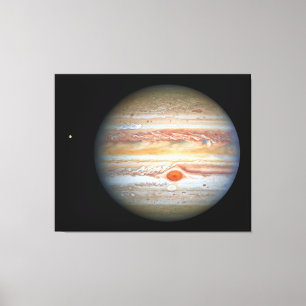 Jupiter & Europa Leinwanddruck