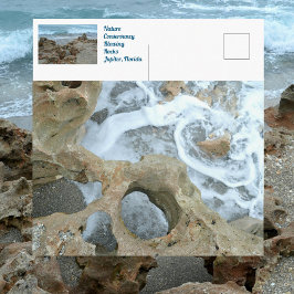 Jupiter Florida Fotografie mit blühenden Rocks Postkarte