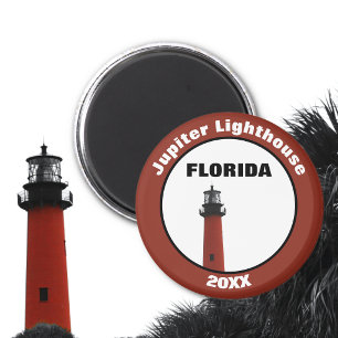 Jupiter Florida Leuchtturm Fotografisch Rot Magnet