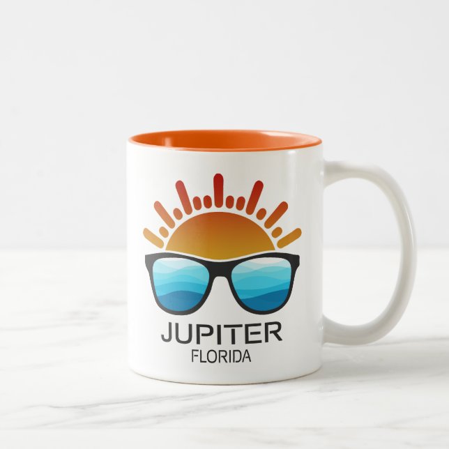 Jupiter Florida Sunglasses Zweifarbige Tasse (Rechts)