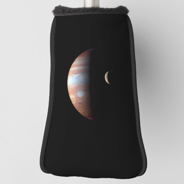 Jupiter Gas Giant Planet & Io Galilean Moon Golf Headcover (Rotieren 90)