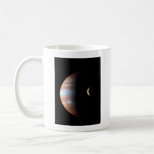 Jupiter Gas Giant Planet & Io Galilean Moon Kaffeetasse