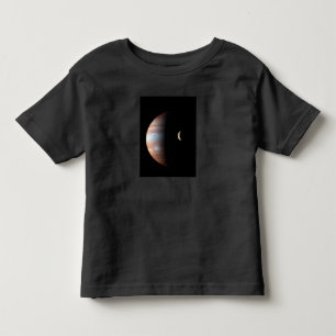 Jupiter Gas Giant Planet & Io Galilean Moon Kleinkind T-shirt