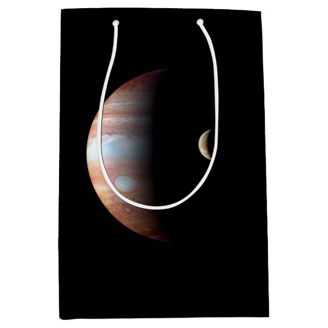 Jupiter Gas Giant Planet & Io Galilean Moon Mittlere Geschenktüte (Vorderseite)