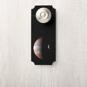 Jupiter Gasriese Planet & Io Galileischer Mond Türanhänger