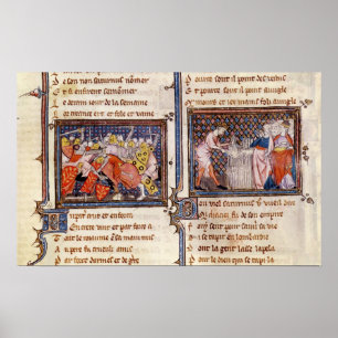 Jupiter gegen Saturn: Saturn-Lehre Poster