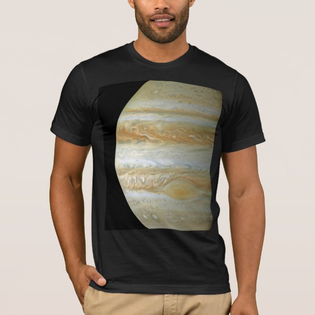 Jupiter Hemisphäre in Emporio Moffa T-Shirt (Vorderseite)