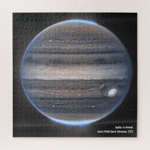 Jupiter in Infrared, James Webb Space Telescope Puzzle