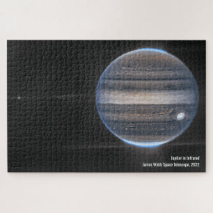 Jupiter in Infrared, James Webb Space Telescope Puzzle