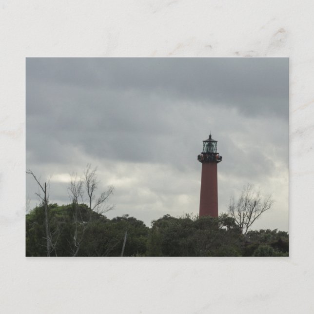 Jupiter Inlet Light, Florida Postkarte (Vorderseite)