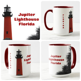 Jupiter Inlet Lighthouse Florida Fotografie Tasse