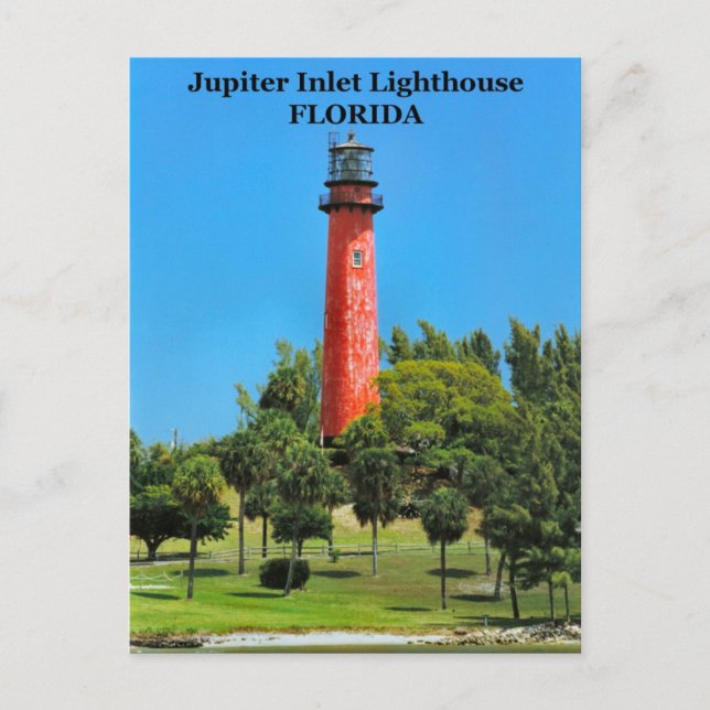Jupiter Inlet Lighthouse, Florida Postcard Postkarte (Vorderseite)