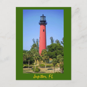 Jupiter Inlet Lighthouse, Jupiter, Florida Postkarte