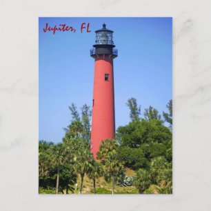 Jupiter Inlet Lighthouse, Jupiter, Florida Postkarte