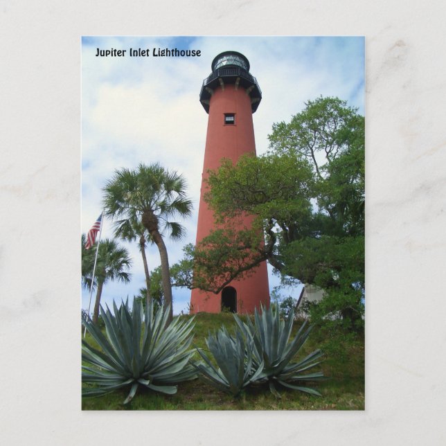 Jupiter Inlet Lighthouse & Museum Jupiter Florida Postkarte (Vorderseite)