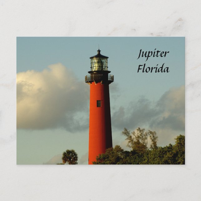 Jupiter Inlet Lighthouse Postkarte (Vorderseite)