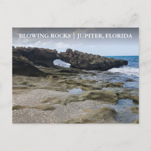 Jupiter Island Florida Blowing Rocks Reserve Postkarte