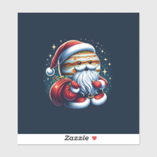 Jupiter Jolly Old St. Nick Santa Claus Astrologie Aufkleber